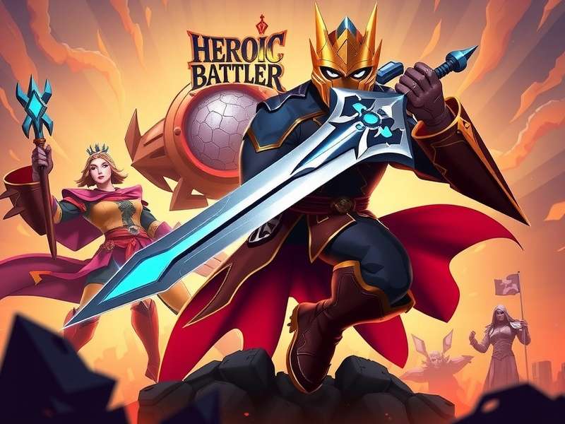 Heroic Battler Game Cover Art